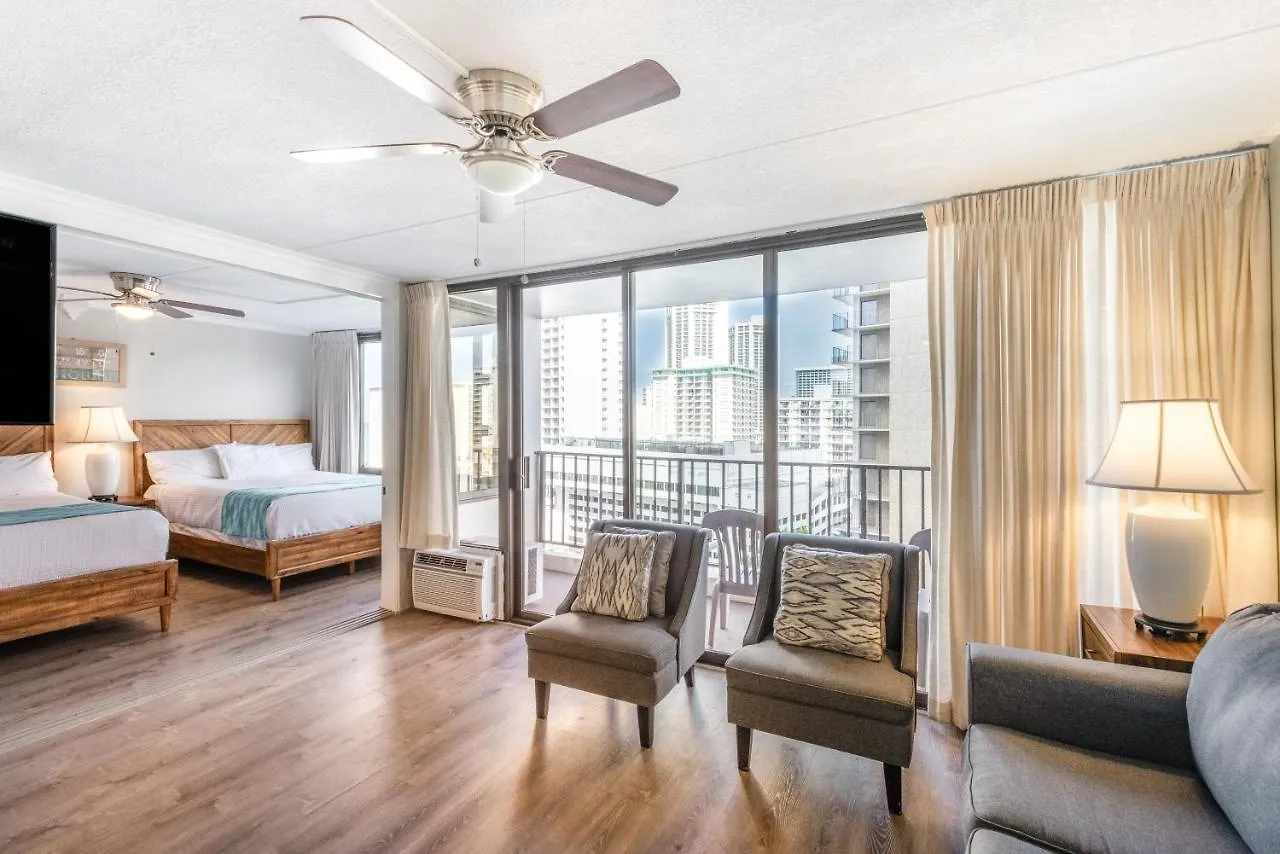 Breezy 12Th Floor Waikiki Condo With Free Parking Honolulu Apartment
